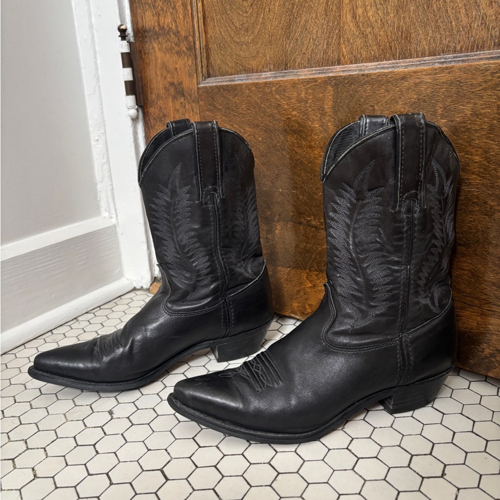 Capezio Black Cowboy Boots